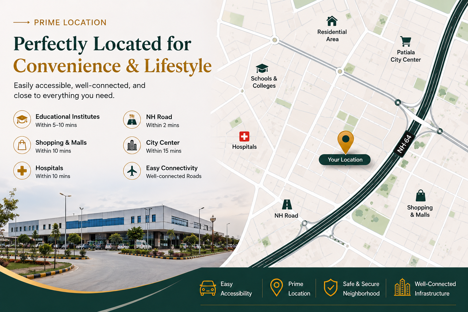 Prime Location of Luxury Apartments in Patiala